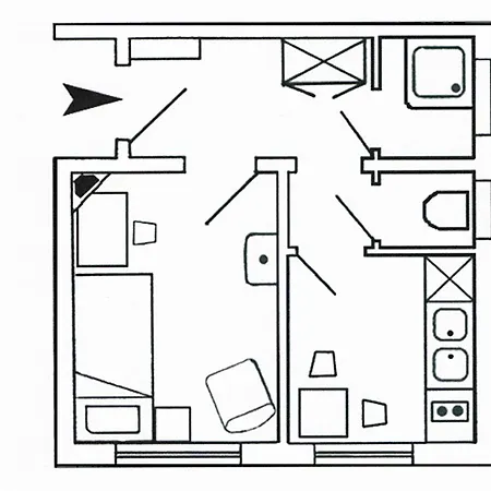 Ferienhaus Heißer Sand, Whg 3 Apartment *